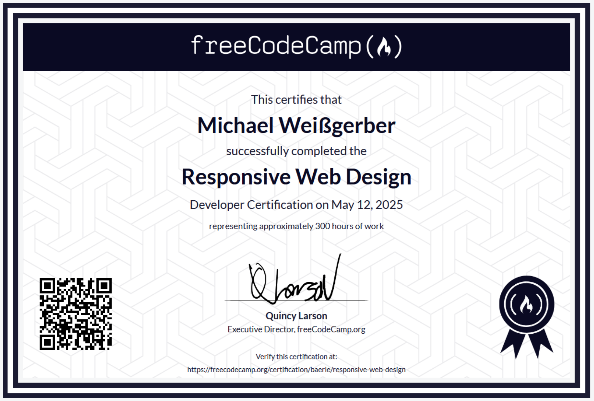 Responsive Web Design Zertifikat